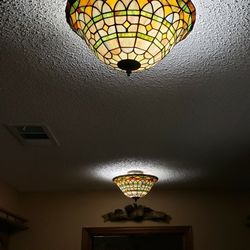 Tiffany Style Ceiling Lights, 2