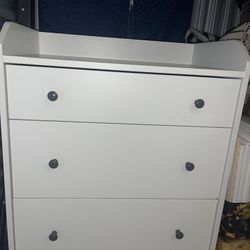 White IKEA chest of drawers #kidcore