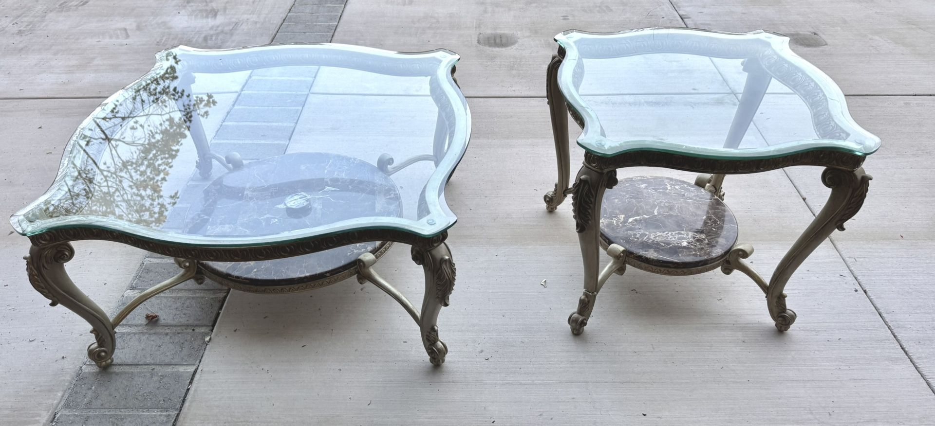 Elegant Coffee & Side Table Set
