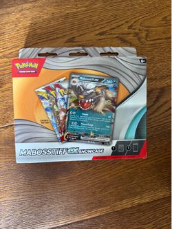 Pokémon Mabosstiff EX Showcase Box Sealed