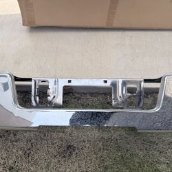 Chrome Rear Bumper For 2018 Chevrolet Silverado 