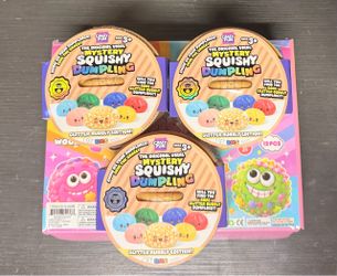 Crazy Fun Mystery Squishy Dumpling Glitter Bubbly Edition 3-Pack