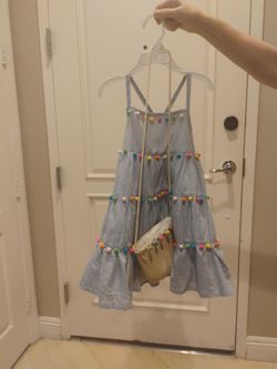 Girls dress and matching purse