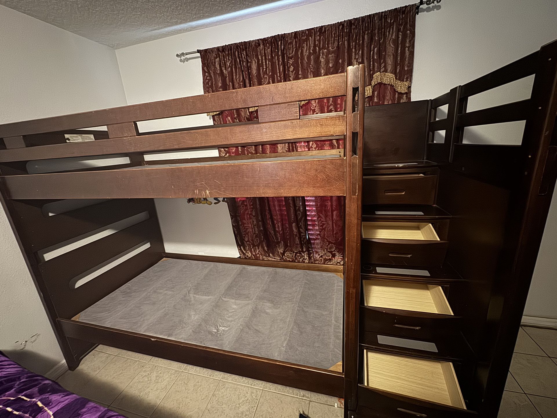 Wood Bunk Bed Frame / Litera De Madera