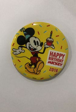 Mickey’s Birthday Button