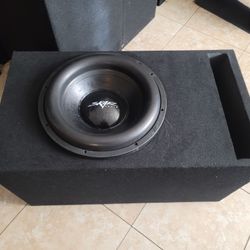 15" Skar Audio Subwoofer With Brand New Ported Enclosure