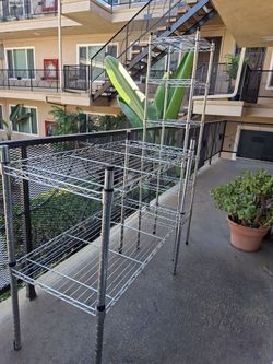 wire storage shelving rack