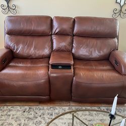 Leather couch