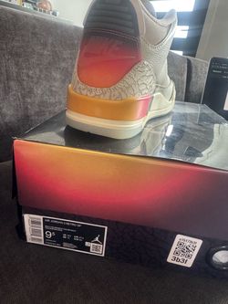 Jordan 3 retro sp j balvin Medellin sunset size 9.5