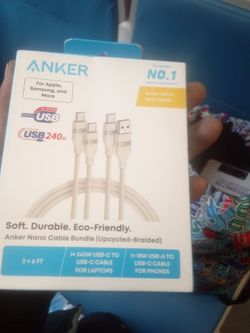 Anker Nano Cable Bundle Upcycled Braided 2-Pack