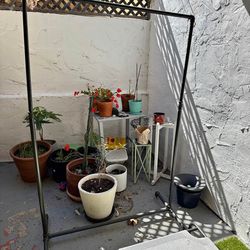 Heavy-Duty Industrial Adjustable Metal Rack – $100 OBO  Selling a solid industrial-style metal rack — strong, stable, and built like it actually pays 