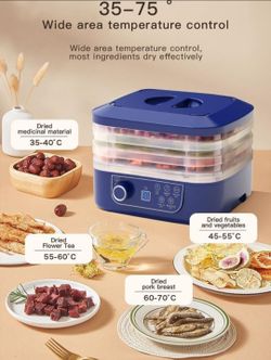 NIB Multi-Tier Digital Food Dehydrator with Temperature Control