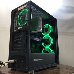 Intel Core i5-9400• RTX 2070 8GB OC • 512 GB SSD • 32GB RAM GAMING PC Video Editing Music Computer Studio streaming Day Trade