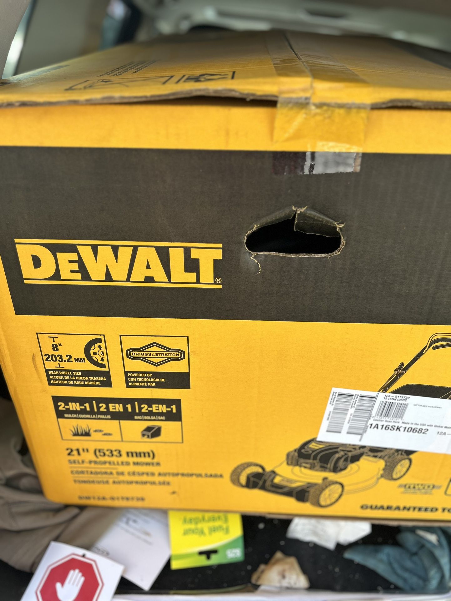 Dewalt Self-Propelled lawnmower