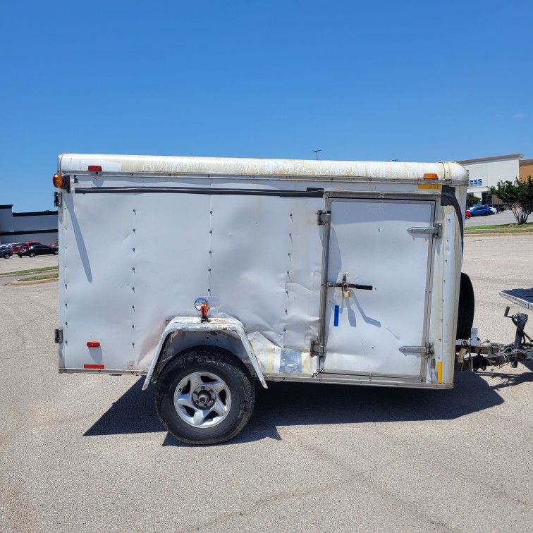 72076 Jacksonville AR Trailer 6'×10' Enclosed Spare Good Tread Tires Cargo Utility 2" Ball