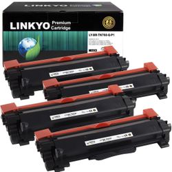 Compatible Toner Cartridge Replacement, 4pack