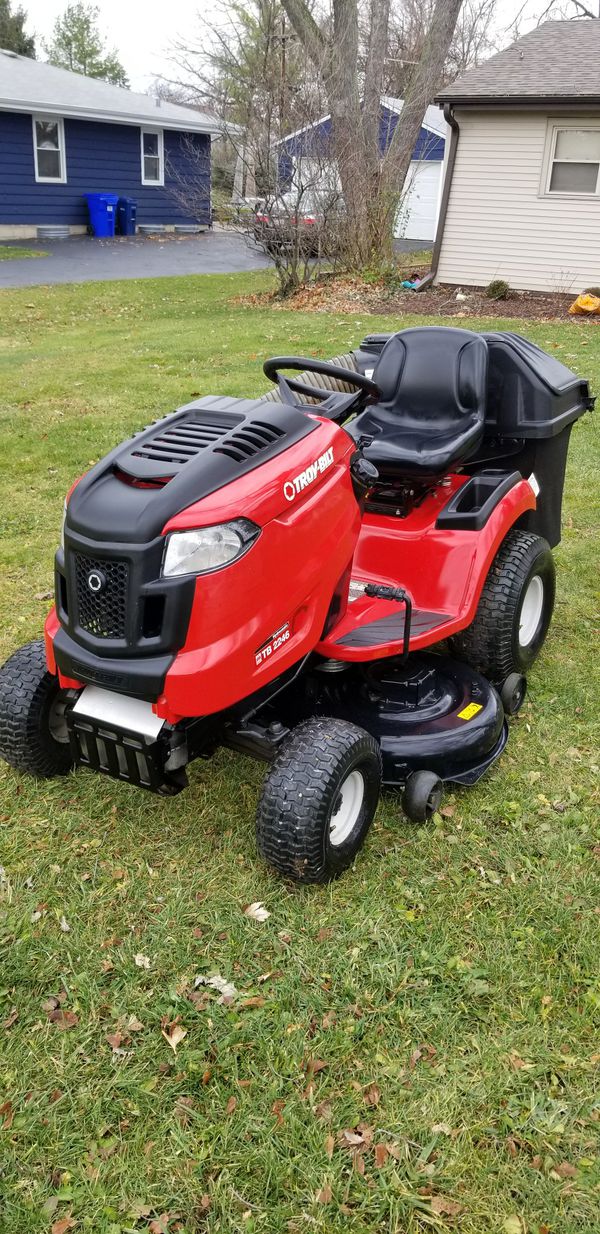 Like New Troy Bilt Tb2246 Automatic Riding Lawnmower For Sale In