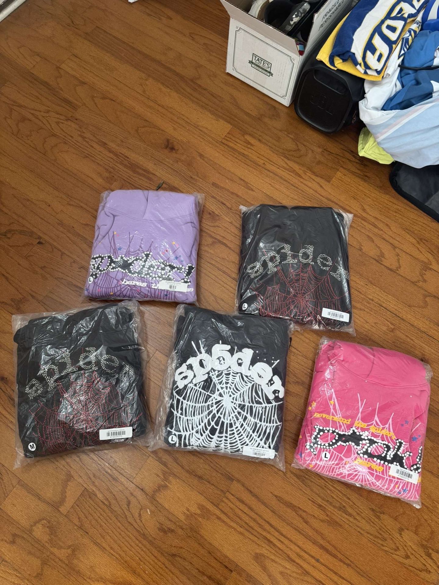 Large Spider Hoodies