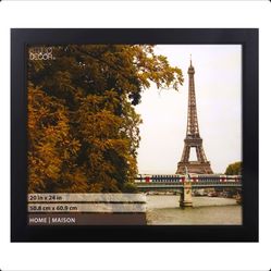 Two 20x24 Black Picture frames