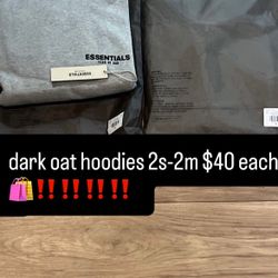 dark oat hoodies 