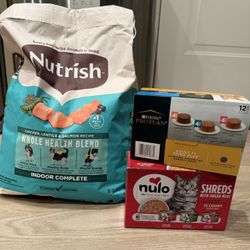 Nulo + Purina Pro Plan + Nutrish Brand New Cat Food Bundle – $55 (NO SEPARATING)
