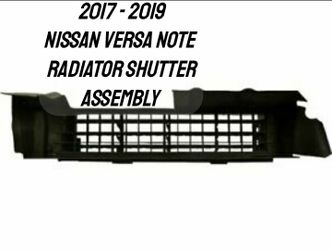 2017 -19 Nissan Versa Note Radiator Shutter Assembly SMP 81189GT