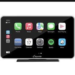 Carpuride 2023 Newest Wireless Apple Carplay & Android Auto, 7 Inch Full HD Touch Screen Portable Car Radio Receiver, Car Stereo with Mirror Link, Goo