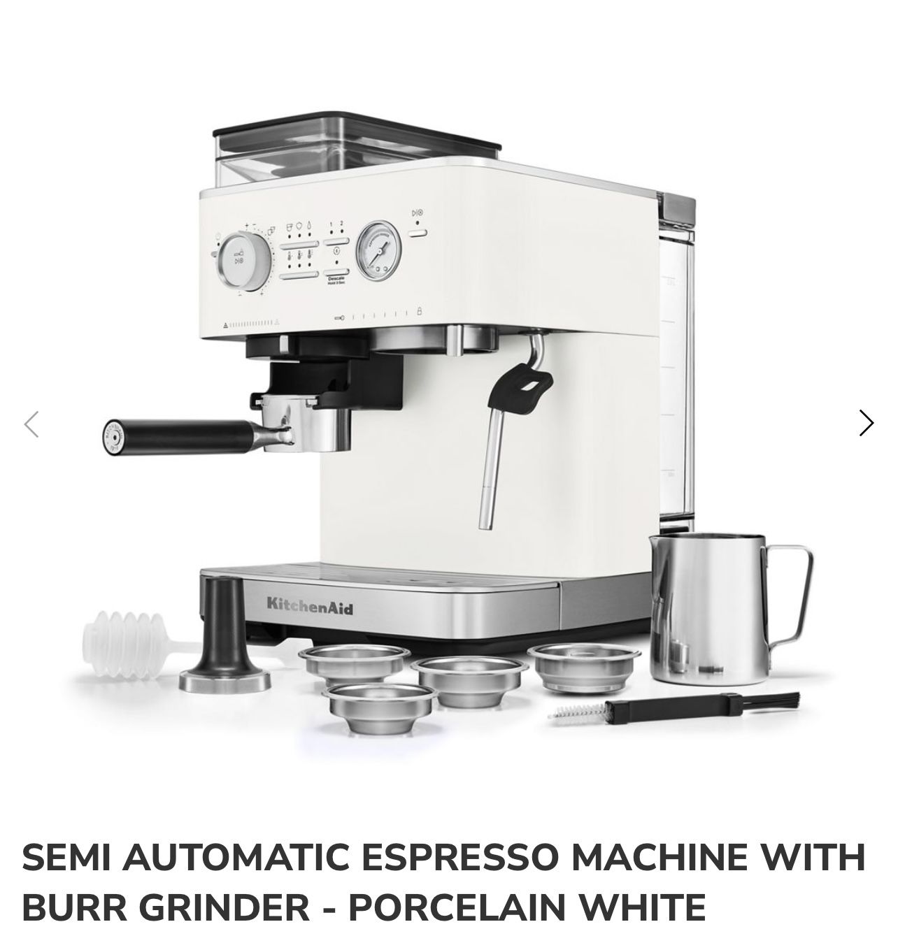 Semi Automático Espresso Machine With Burr Grinder