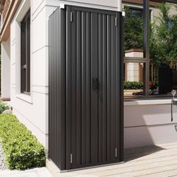 New 70”x30”x22” Metal Storage Shed Outdoor Garage Cabinet