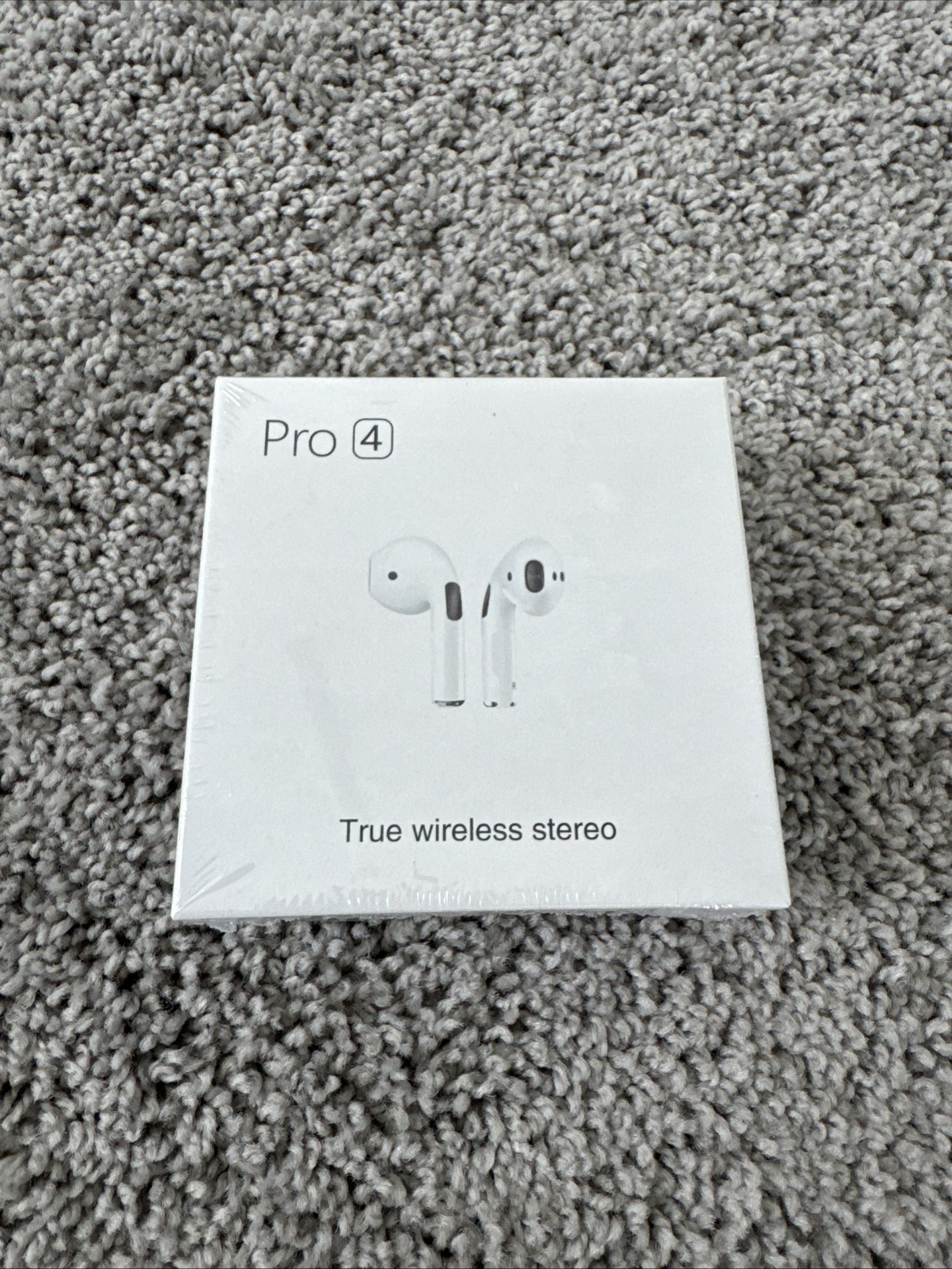 Pro 4 True Wireless Stereo Earbuds Earphones Bluetooth W Charging Case White 