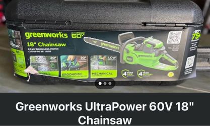 Greenworks UltraPower 60V 18" Chainsaw