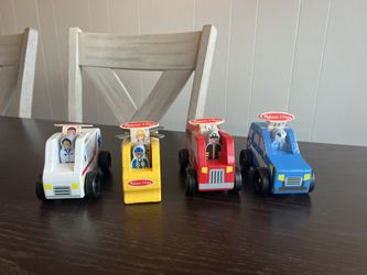 Melissa and Doug Wood Community Vehicles