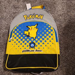 Pokemon Pikachu 16" Backpack Set 5 Piece