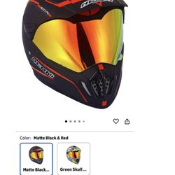 Dirt Bike Helmets ATV MX Motocross Four Wheeler Helmets for Adults Dual Sport Off Road Motorcycle Helmets for Men Women Full Face Helmet Dot Approved 