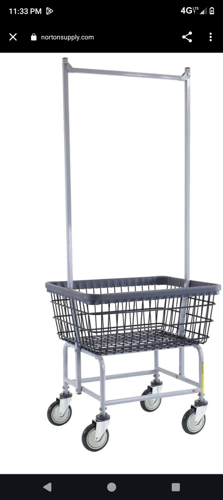 Used Standard Landry Cart With Wheels