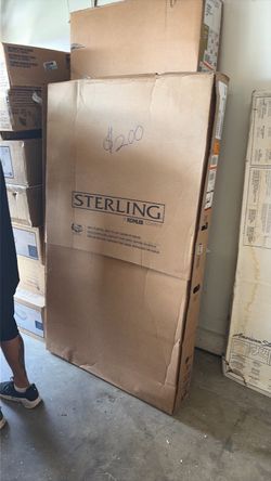 Sterling shower base 60x34 alcove shower pan base