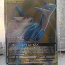 Latias & Latios GX 169/181Sun & Moon Team Up - Full Art Ultra Rare - NM