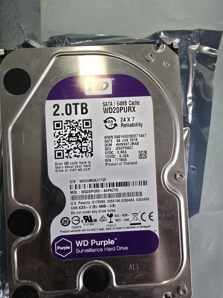 Surveillance Hard Drive 2.0 TB