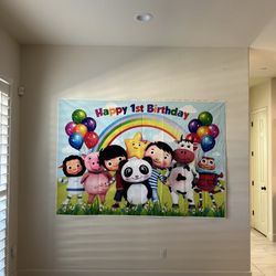 Little Baby Bum Birthday Poster