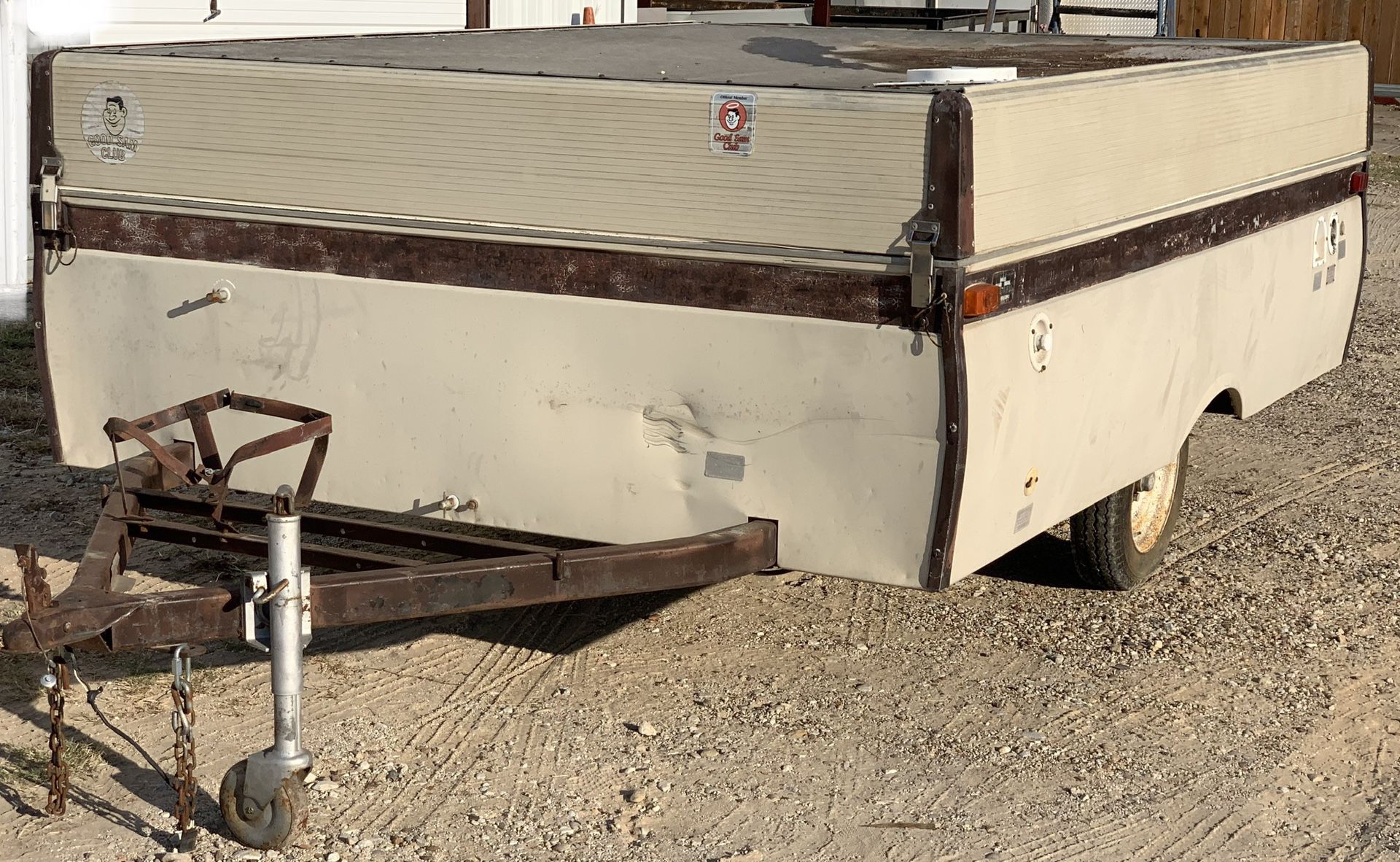 Project 1974 Coleman Popup Camper with clear title