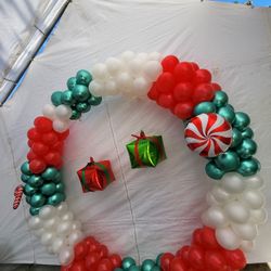 Christmas, Grab And Go Ballongarland