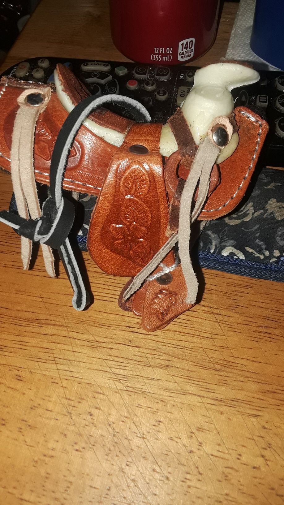 Theres 2of them small decorative horse saddles