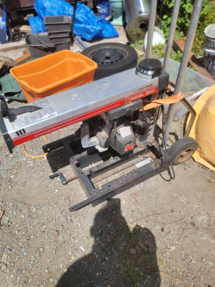 Sears Craftsman radial arm saw 2.5 HP 10 In Works needs attention