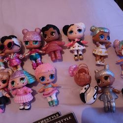 Lil DOLLS OPEN AND NEVER PLAYED WITH OR TOUCHED ONLY VIEWED