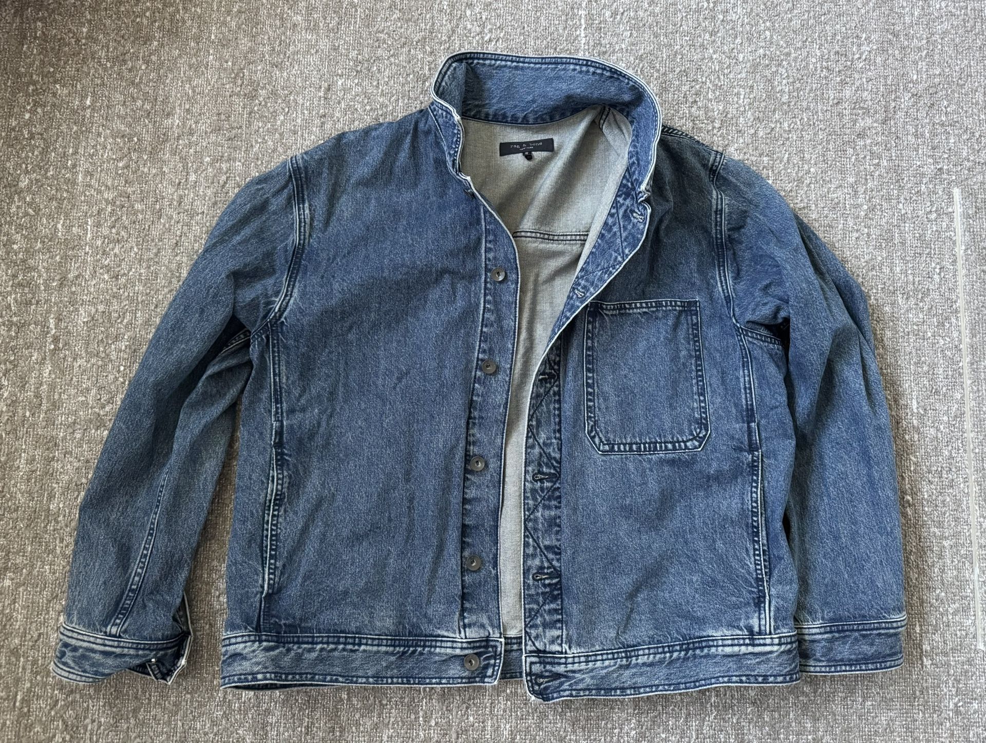 Cadence Denim Jacket Rag & Bone New York XL Mint