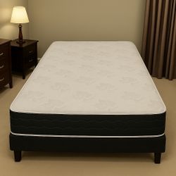 Full Size Mattress Double Sided Of 10 Inches Thick New From Factory With its Plastic Also Available in Twin, Queen or King Same Day Delivery