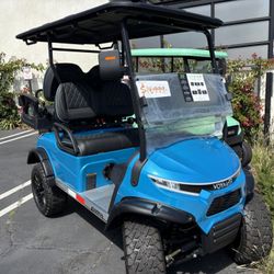 2025 Voyager Patriot 4-Passenger Lifted 72-Volt Street Legal LSV Golf Cart