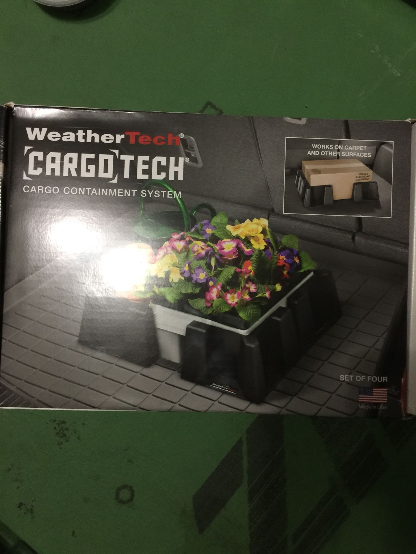 Weather tech cargo system