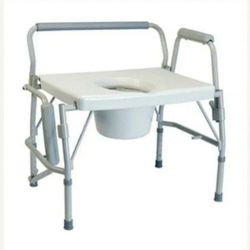 HEAVY DUTY TOILET COMMODE 22" WIDTH CAPACITY 400 LBS