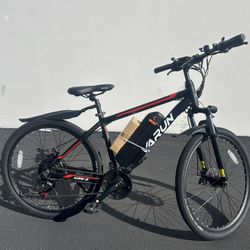 Electric Bike for Adults, 350W 26" Ebike for Teens 21 Speed 20Mph Up to 40Mile with Dual Disc Brake Commute E-Bike E-MTB for Men Women Electric Bicycl